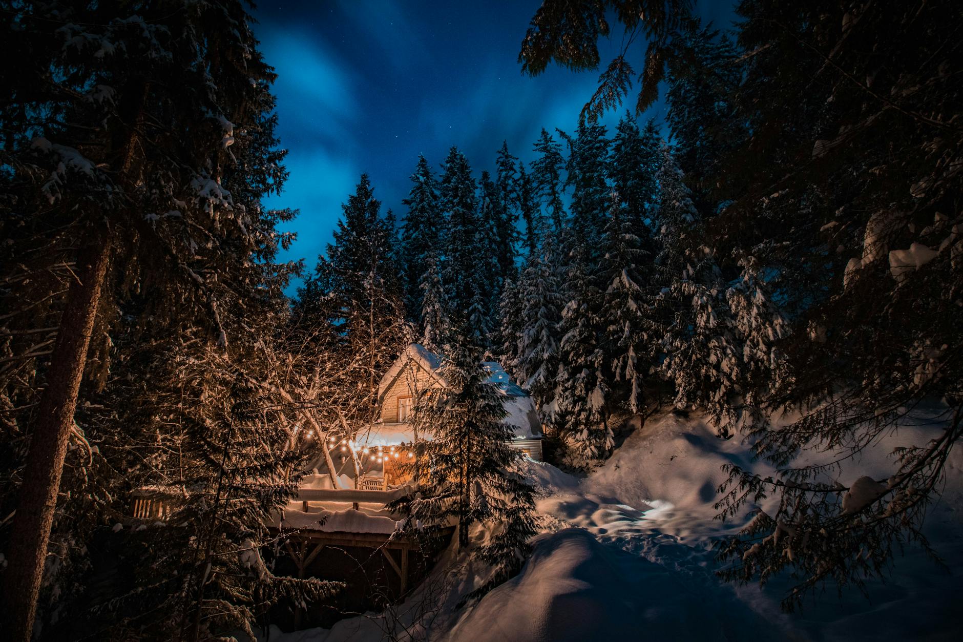 Darkness Covers the North in the Wintertime